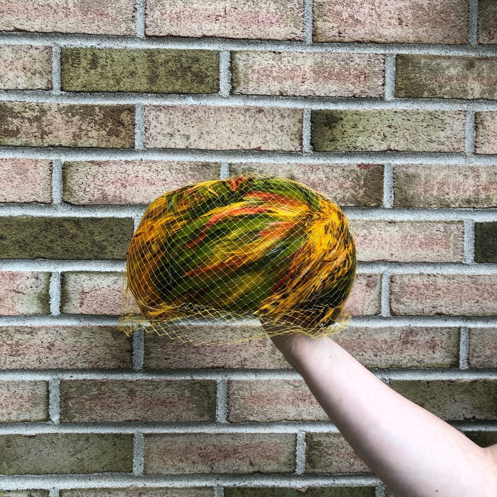 Vintage Hess feather hat